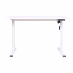 Töölaud ERGO LIGHT 1-mootoriga 120x60xH72,5-117,5cm, valge - Pilt 2