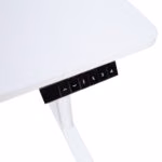 Töölaud ERGO LIGHT 1-mootoriga 120x60xH72,5-117,5cm, valge - Pilt 3