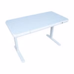 Töölaud ERGO FIT 1-mootoriga 122x62xH73,5-118cm, valge - Pilt 3
