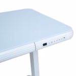 Töölaud ERGO FIT 1-mootoriga 122x62xH73,5-118cm, valge - Pilt 4