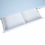 Töölaud ERGO FIT 1-mootoriga 122x62xH73,5-118cm, valge - Pilt 5