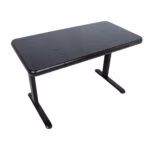 Töölaud ERGO FIT 1-mootoriga 122x62xH73,5-118cm, must - Pilt 3