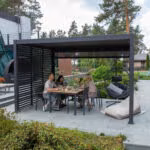 Varikatus MIRADOR-111 3x3m, tumehall - Pilt 3