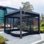 Sääsevõrgud varikatusele MIRADOR-111 3x4m, must - Pilt 7
