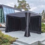 Polüesterkardinad varikatusele MIRADOR-111 3x4m, must - Pilt 2