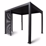 Lamellsein varikatusele MIRADOR-111 93cm, tumehall - Pilt 2