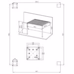 Varikatus MIRADOR-111 3x4m seinale paigaldatav, tumehall - Pilt 3