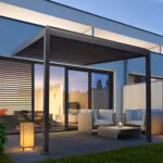 Varikatus MIRADOR-111 3x4m seinale paigaldatav, tumehall - Pilt 4