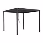Varikatus MIRADOR-80 3x3m, tumehall - Pilt 3