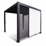 Lamellsein varikatusele MIRADOR-111 123,5cm, tumehall - Pilt 3