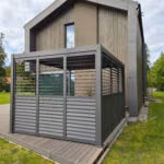 Reguleeritav lamellsein varikatusele MIRADOR-111 3m, tumehall - Pilt 4