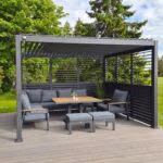 Reguleeritav lamellsein varikatusele MIRADOR-111 3m, tumehall - Pilt 5