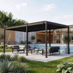 Varikatus MIRADOR-80 3x5m, tumehall - Pilt 6