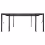 Varikatus MIRADOR-111 lamellseintega 3x6m, tumehall - Pilt 2