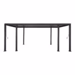Varikatus MIRADOR-111 lamellseintega 3x6m, tumehall - Pilt 7