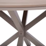 Laud PORTO D110,5xH73cm, beež/hall - Pilt 2