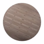 Laud PORTO D110,5xH73cm, beež/hall - Pilt 4