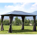 Varikatus SUNSET 3x4xH2/2,7m, taupe/pruu - Pilt 3