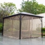 Varikatus ZURICH 3x4xH2,63m, pruun - Pilt 5