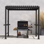 Varikatus MIRADOR BBQ-88 2,55x1,5m, tumehall - Pilt 3