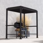 Varikatus MIRADOR BBQ-88 2,55x1,5m, tumehall - Pilt 4