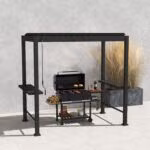 Varikatus MIRADOR BBQ-88 2,55x1,5m, tumehall - Pilt 6