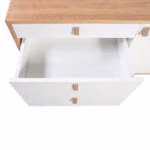 Kummut HELENA WHITE_120x40xH75cm, natura - Pilt 3