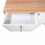 Kummut HELENA WHITE_120x40xH75cm, natura - Pilt 4