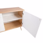 Kummut HELENA WHITE_120x40xH75cm, natura - Pilt 5