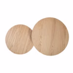 Abilauad HELENA 2tk komplektis D50xH45cm, D40xH40cm, tamm - Pilt 3