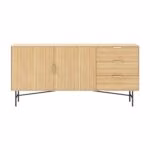 Kummut BASSEL 160x40H75cm, 3D melamiin - Pilt 2