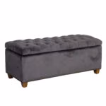 Pink HOLMES VELVET 112x46xH47cm, tumehall samet - Pilt 2