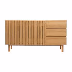Kummut SUNNY 150x40xH80cm, melamiin tamm - Pilt 3