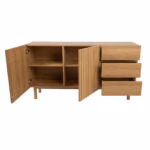 Kummut SUNNY 150x40xH80cm, melamiin tamm - Pilt 4