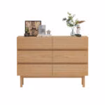 Kummut SUNNY 120x40xH85cm, melamiin tamm - Pilt 2