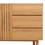 Kummut SUNNY 120x40xH85cm, melamiin tamm - Pilt 3