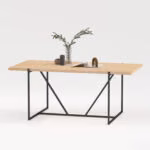 Söögilaud CINDY_160x90xH75cm, melamiin t - Pilt 3