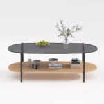 Diivanilaud CINDY 120x55xH40cm, hall kla - Pilt 2