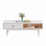 Diivanilaud IRIS_120x60xH40cm, valge - Pilt 2