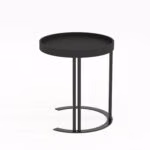 Abilaud KEIRA D40xH45cm, must - Pilt 2