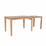 Söögilaud COOPER_120+75x75xH75cm, tamm - Pilt 2
