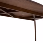 Söögilaud HAYDIE_150x90xH75cm, pähkel - Pilt 4
