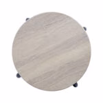 Taburet FOX must / naturaalne - Pilt 2