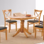 Söögilaud MIX & MATCH D90/120xH74cm, hel - Pilt 5
