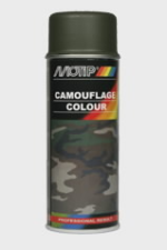 Maskeerimisvärv Camouflage RAL 6006 roheline 400ml, Motip - Pilt 2