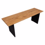 Pink VALENCIA 120x38xH46cm, tamm - Pilt 2