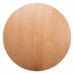 Söögilaud TROYES D120+40xH75cm, tamm - Pilt 5