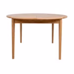 Söögilaud TROYES D100+32xH75cm, tamm - Pilt 2