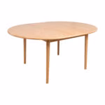Söögilaud TROYES D100+32xH75cm, tamm - Pilt 3