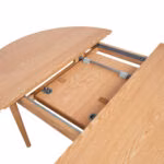 Söögilaud TROYES D100+32xH75cm, tamm - Pilt 4